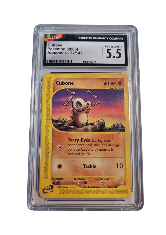 Pokémon - Cubone/Tragosso - Aquapolis - CGC 5.5