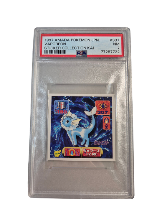 Pokémon - Vaporeon/Aquana - Kai Sticker Collection - PSA 7