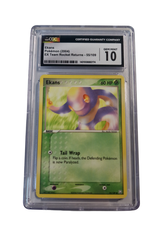 Pokémon - Rettan/Ekans - EX Team Rocket Returns #55 - CGC 10