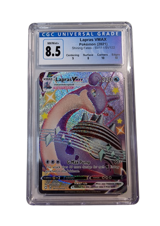 Pokémon - Lapras VMAX - Shining Fates #SV111 - CGC 8.5