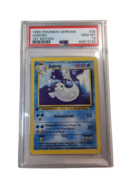Pokémon - Jugong - Base Set 1st. Edition #25 - Deutsch - PSA 10