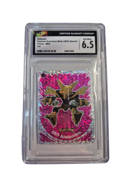 Pokémon - Alakazam/Simsala - Prisma Sticker - CGC 6.5