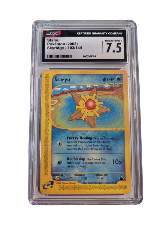 Pokémon - Staryu/Sterndu - Skyridge - CGC 7.5