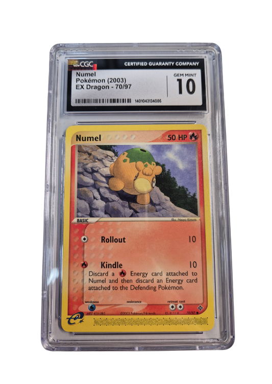 Pokémon - Numel/Camaub - EX Dragon - CGC 10