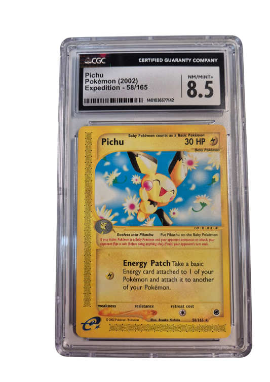 Pokémon - Pichu - Expedition - CGC 8.5