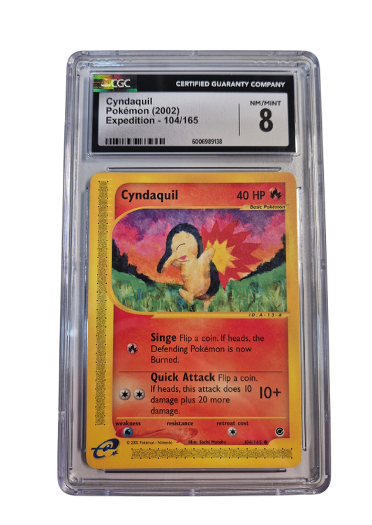 Pokémon - Cyndaquil/Feurigel - Expedition - CGC 8