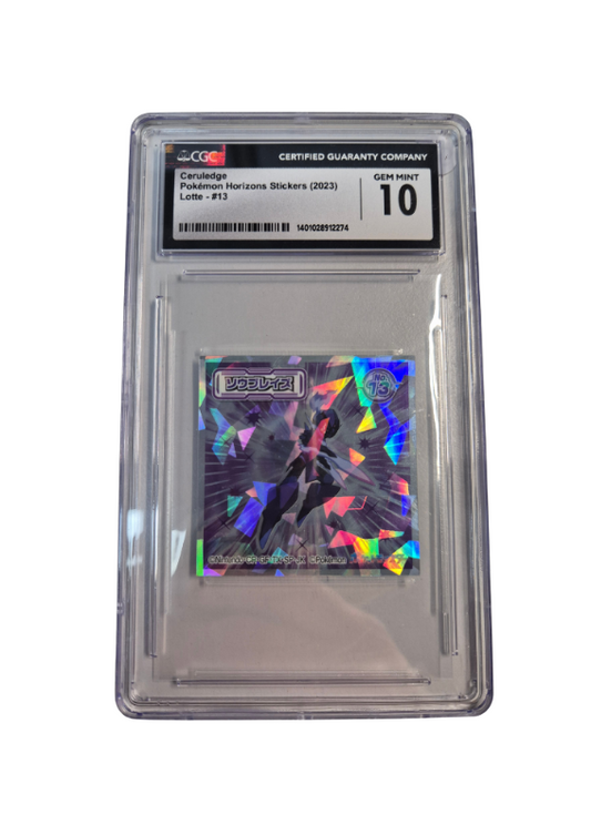 Pokémon - Ceruledge/Azugladis - Horizons Sticker - CGC 10