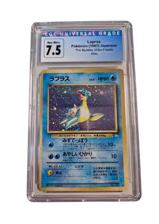 Pokémon - Lapras - Mystery of the Fossils - CGC 7.5