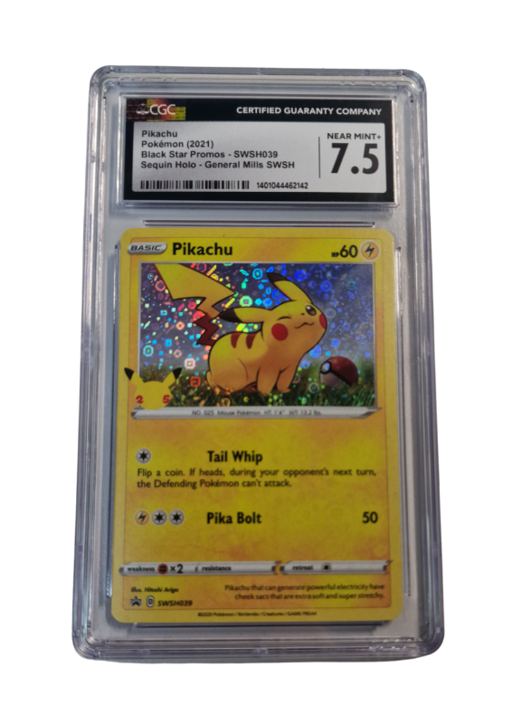 Pokémon - Pikachu - SWSH Black Star Promos #SWSH039 - CGC 7.5