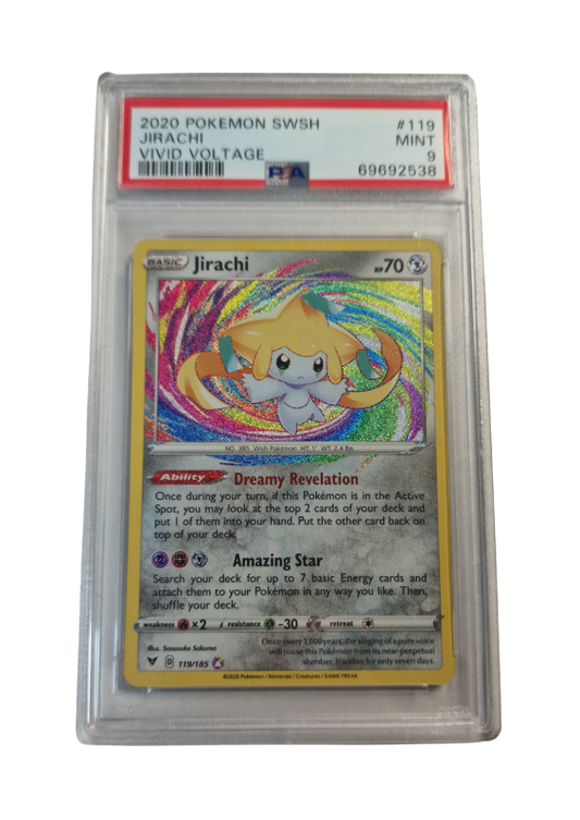 Pokémon - Jirachi - Vivid Voltage #119 - PSA 9