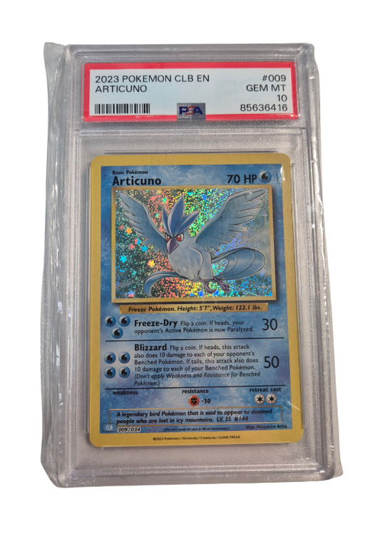 Pokémon - Articuno/Arktos - Turtok & Suicune ex Deck - PSA 10