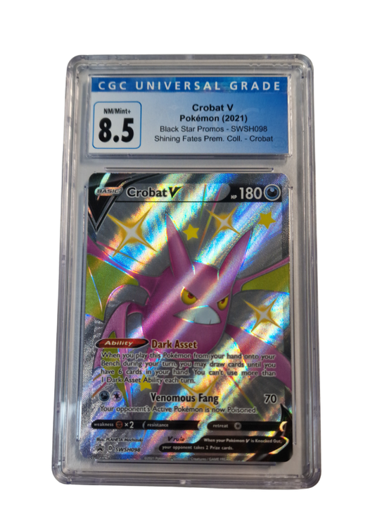 Pokémon - Iksbat/Crobat V - SWSH Black Star Promos SWSH098 - CGC 8.5