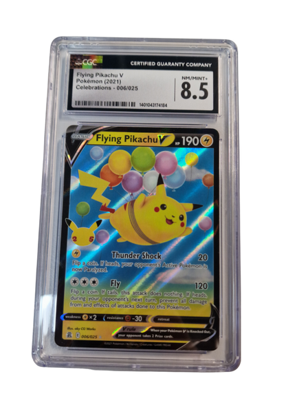 Pokémon - Fliegendes Pikachu/Flying Pikachu V - Celebrations #006 - CGC 8.5