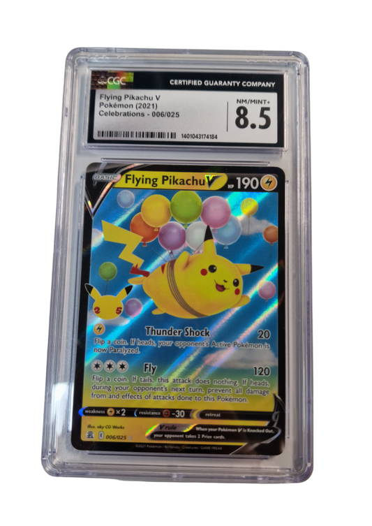 Pokémon - Fliegendes Pikachu/Flying Pikachu V - Celebrations #006 - CGC 8.5