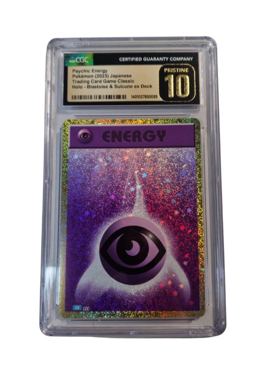Pokémon - Basis-Psycho-Energie - Turtok & Suicune ex Deck - CGC Pristine 10