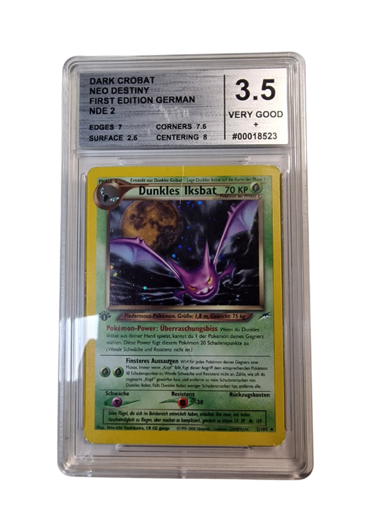 Pokémon - Dunkles Iksbat - Neo Destiny #2 - Cardmarket Grading 3.5