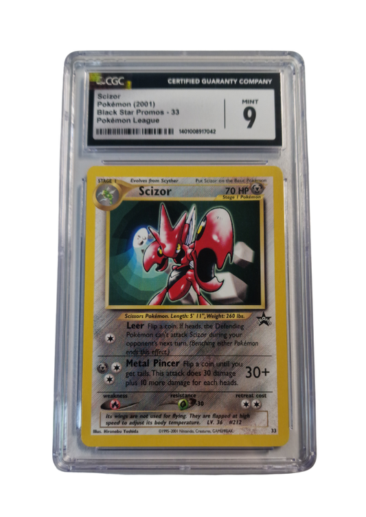 Pokémon - Scherox/Scizor - Wizards Black Star Promo #33 - CGC 9