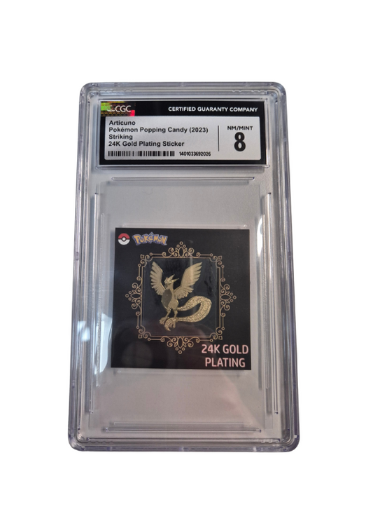 Pokémon - Articuno/Arktos - Popping Candy Sticker - CGC 8